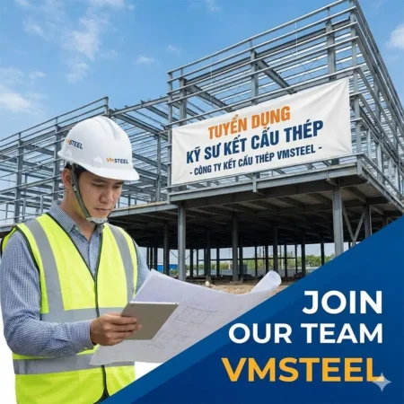 Tuyển dụng kỹ sư kết cấu thép - Công ty kết cấu thép VMSTEEL