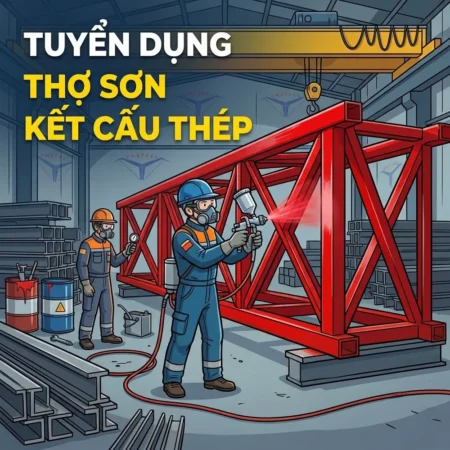 Tuyển dụng thợ sơn kết cấu thép